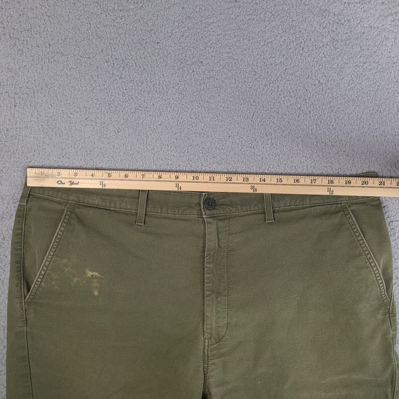 Levi's Shorts Mens 41 Green Chino White Tab Cotton Blend - Picture 10 of 16